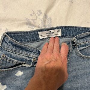 Hollister Light Blue Distressed Jeans